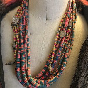 Multi colored necklace